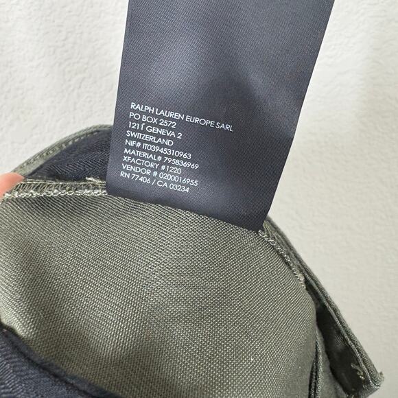 Club Monaco Womens 31 Utility Pants Olive Green Cotton Blend Straight Leg - Picture 8 of 8